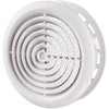 Blauberg UK DPR 100 Internal Ventilation Grille Round White 4"