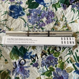 Bobbi Brown MAC Long Wear Cream Shadow & Kohl Liner (Moss Shimmer/Dark Olive Matte) Fullsize
