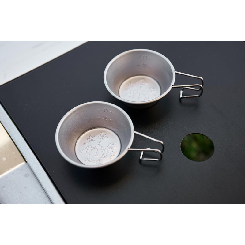 Snow Peak 2024 AUTUMN EDITION FES-381 Shera Cup Titanium, Limited