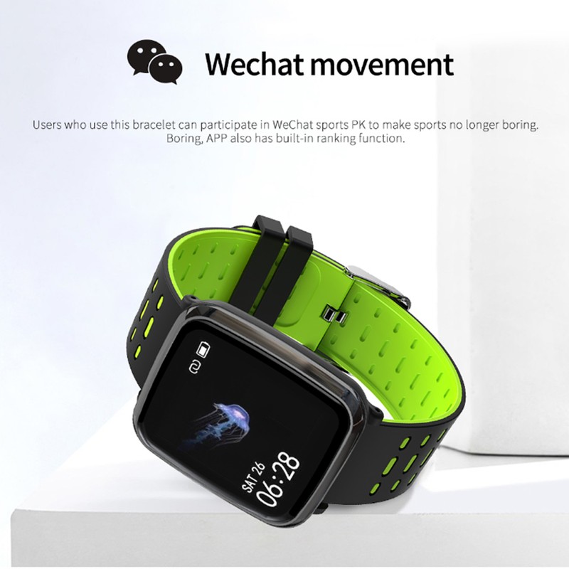 Waterproof Rate Monitoring Sports Step Watch Bracelet Bluetooth Smart Wristband