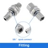 4 pcs 3/8 inch NPT Pressure Washer Adapter Set for
