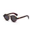 WDZAYXC Round Polarized Sunglasses with Thick Frame for Men and