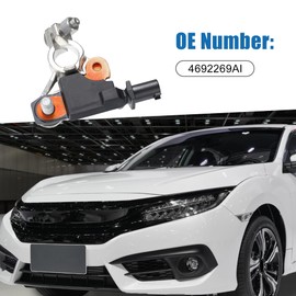A ABSOPRO Battery Current Sensor 4692269AI Battery Voltage Temperature Sensor for Honda Civic 2012-2015 Black