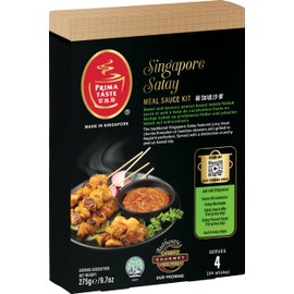 Singapore Satay ready to cook sauce kit for Singapore Kebab by Prima Taste - 275 g / 9.7 oz