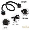 NazTur Magnetic Curtain Tiebacks- Upgrade 2022 with a Thicker Twist