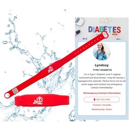 NFC and QR code NO SUBSCRIPTION Medical ID Smart Bracelets for Women & Men, FREE Editable Digital Profile, Silicone and Waterproof, No charging or batteries, Medical Alert Bracelet