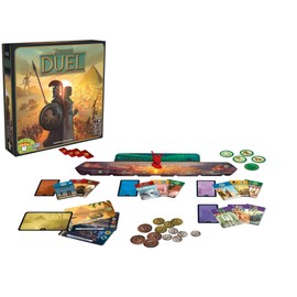 Asmodee 7 Wonders Duel Board Game BASE GAME - Intense Two-Player Battles in the Ancient World, Strategy Game for Kids and Adults, Ages 10+, 2 Players, 30 Minute Playtime