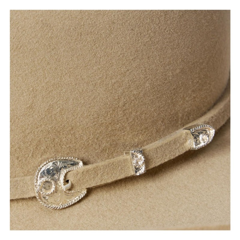 Stetson Men's 4X Corral Wool Cowboy Hat Sand 7 3/8