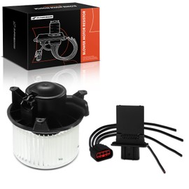 A-Premium HVAC Heater Blower Motor and Resistor Assembly Compatible with Ford Vehicles - F-150 F150 2004-2008 - Front, Replace# JA1499, 3010064, Set of 2