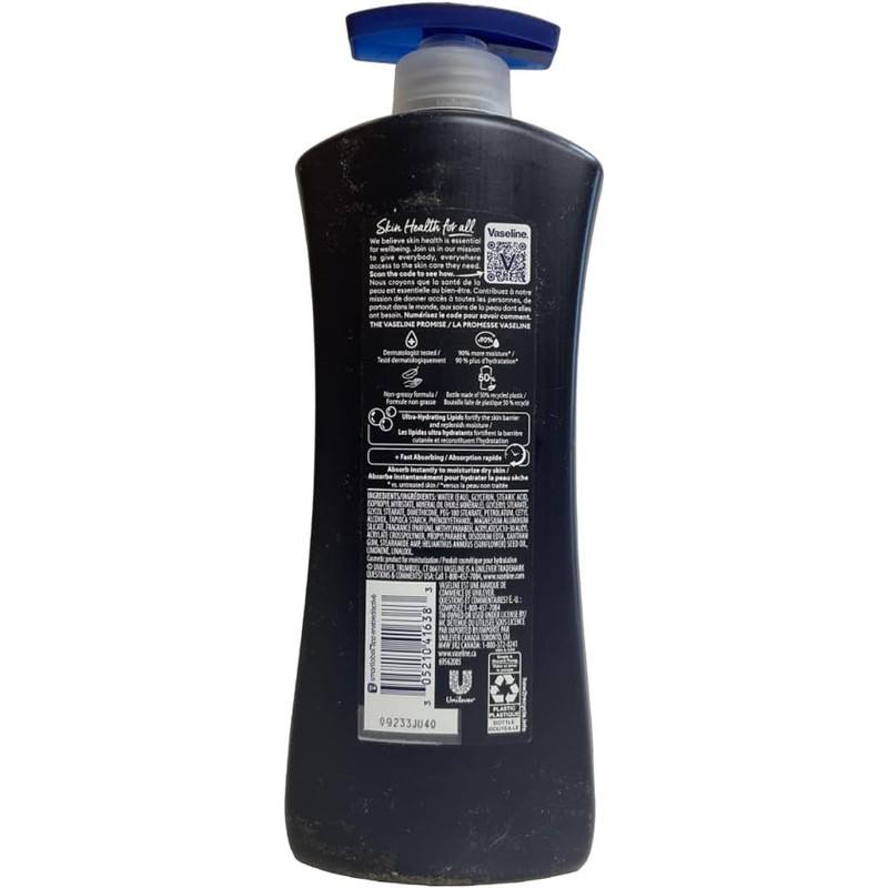 Vaseline Men Fast Absorbing Body & Face Lotion - 20.3