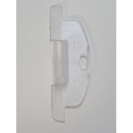 Qty 2 for Price of 1. Handle for Literise Cordless Shade Hunter Douglas Duette, Appaluse,Honeycomb Shade (Clear, Pack of 2)