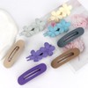 CAVETEE Flat Hair Clips for Women, 8 PCS Hair Claw