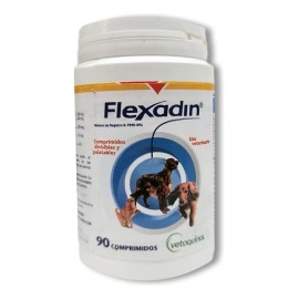 Flexadin 90 Tabs Vetoquinol Condroprotector Perro Gato Glucosamina