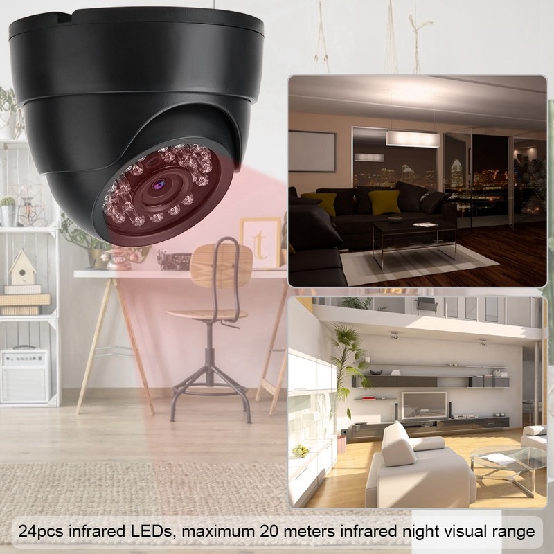 Dome Wide angle Safety Camera Infrared IR Night Home Security