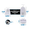Westek Plug In Motion Sensor Outlet Light Control, 2 Pack