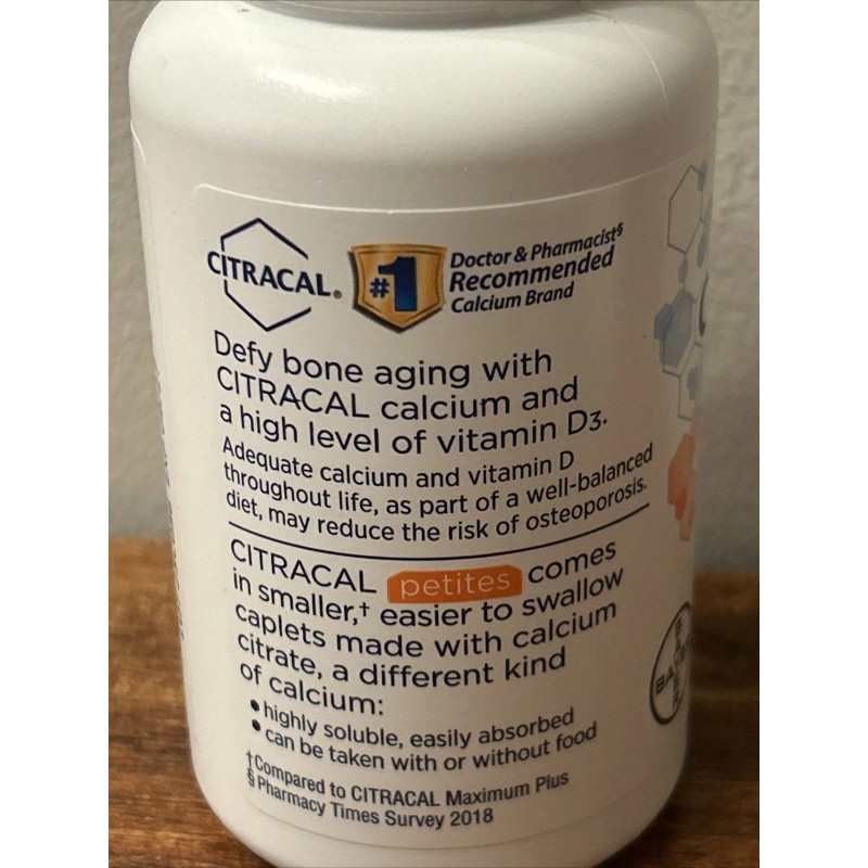 Citracal 3 Packs, Citracal Petites + D3 Calcium Citrate -