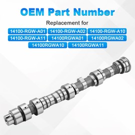 zayody Engine Front Camshaft Compatible with Honda Odyssey 2008-2017 Honda Pilot 2009-2015 3.5L V6 Replacement for 14100-RGW-A01 14100-RGW-A02 14100-RGW-A10 14100-RGW-A11 Camshaft
