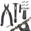 POHOVE Chain Riveter Bicycle, Chain Lock Pliers and 4 Pairs