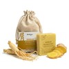 herblight Ginger & Ginseng Shield Shampoo Bar for Hair Strength