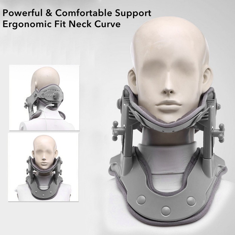Cervical Neck Traction Device Adjustable Household Electric Hot Compress Neck