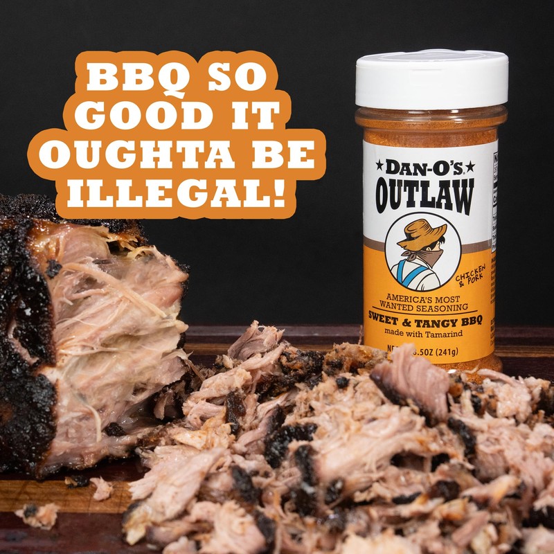 Dan-O's Outlaw Seasoning - Sweet & Tangy BBQ