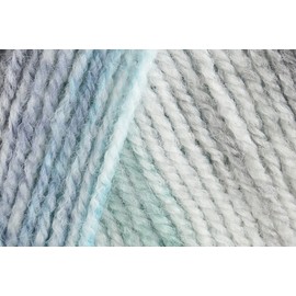 King Cole Bramble DK Crochet Yarn, Variegated 100% Acrylic Double Knitting Wool for Sweaters, Cardigans, Jumpers, Baby Garments - 100g Ball - Haze 4488 - Single (1 Ball)