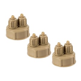 Minkissy 3sets Wear-Resistant Co2 Generator Cap for Fridge Door Multi-Function Co2 Bottle Tops 3pcs*3