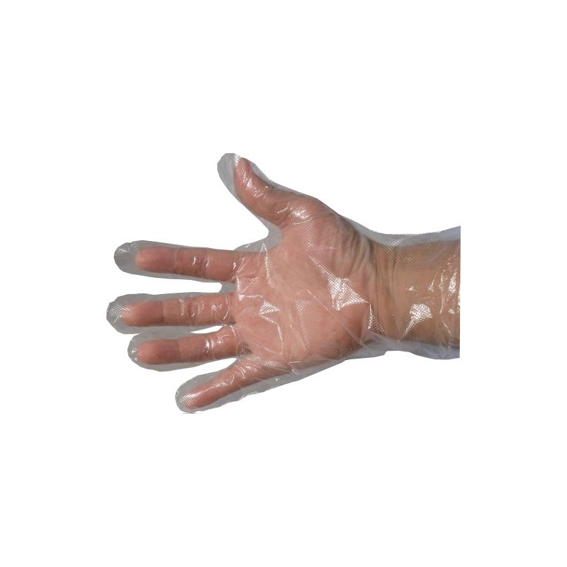 Embossed Embossed Gloves (Polyester Gloves for Food Processing) Translucent, S