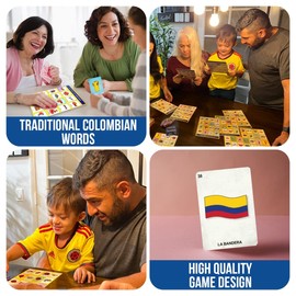 SJ Entertainment Loteria Colombiana Colombian Bingo: Modern Bilingual Juego Loteria Lottery Game
