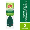 Scotch-Brite Heavy Duty Dishwand Scrubber Refill For Kitchen 2 pk