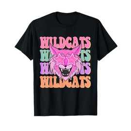 Wildcats School Mascot Shirt, Sport Mom Women's Wildcats T-Shirt