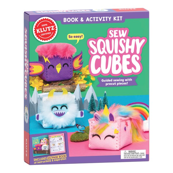 Klutz Sew Squishy Cubes Craft Kit