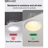 Adetu 2 Inch 5CCT White LED Recessed Ceiling Light with