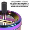 HA Rotary Ashtray Rainbow Shiny 9 cm 133 g