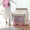 Fun Milk Box Alarm Clock Student Countdown Cartoon Alarm Clock