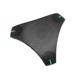 Project Telecom Omni-directional, Full Duplex, Noise Cancelling, Conference Speakerphone, 6 x 360° Omni Directional Mics, USB-A & USB-C, Compatible with Laptops, PC, Mac, Smartphones, Tablets