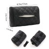 OHAOLYLE Car Tissue Holder,Multifunctional Sun Visor Tissue Box,PU Leather Universal