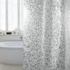 WELTRXE Bathroom Shower Curtain Liner 8G EVA Thick, 72x72 Inch