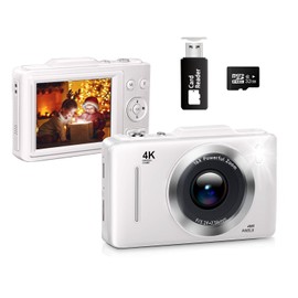 HEYMAO Kids Camera Toy with 16X Zoom Anti Shake 32GB Card 4K 1080P HD 48MP Kids Digital Camera Toys for Boys Age 8-12