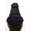 Party/Fancy Dress/Halloween WIG Spanish rose senorita senora beehive BLACK &