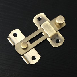 Sayayo Thicker Gate Lock Door Latch Small Gate Bolt Sliding Door Lock for Wooden Gates Internal Door Garden Stainless Steel Antique Bronze, EMS9500-Q