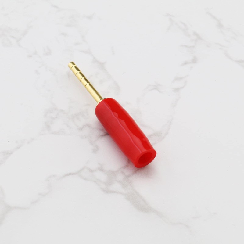 ECSiNG 8pcs 2mm Gold Plated Screw Type Banana Plug Speaker