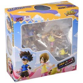 Megahouse Taichi & Hikari with Digimon GEM Series Figure