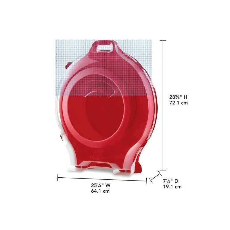 Sterilite Clear Lid Stackable Nesting Storage Christmas Holiday Wreath Box