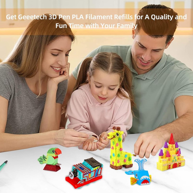 GEEETECH 3D Pen Filament Refills 20 Colors Total 328 Feet