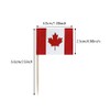 100 Pcs Canada Flag Canadian Toothpick Flags, Small Mini Stick