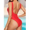 SHEKINI Cremallera Frontal para Mujer Espalda Baja Corte Alto Una