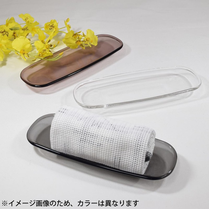 Kayhouse 31001 Hot Towel Tray, Acrylic Hot Towel Holder, Clear,