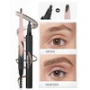 Erinde Kit de Lápices de Cejas, Resistente al Agua y