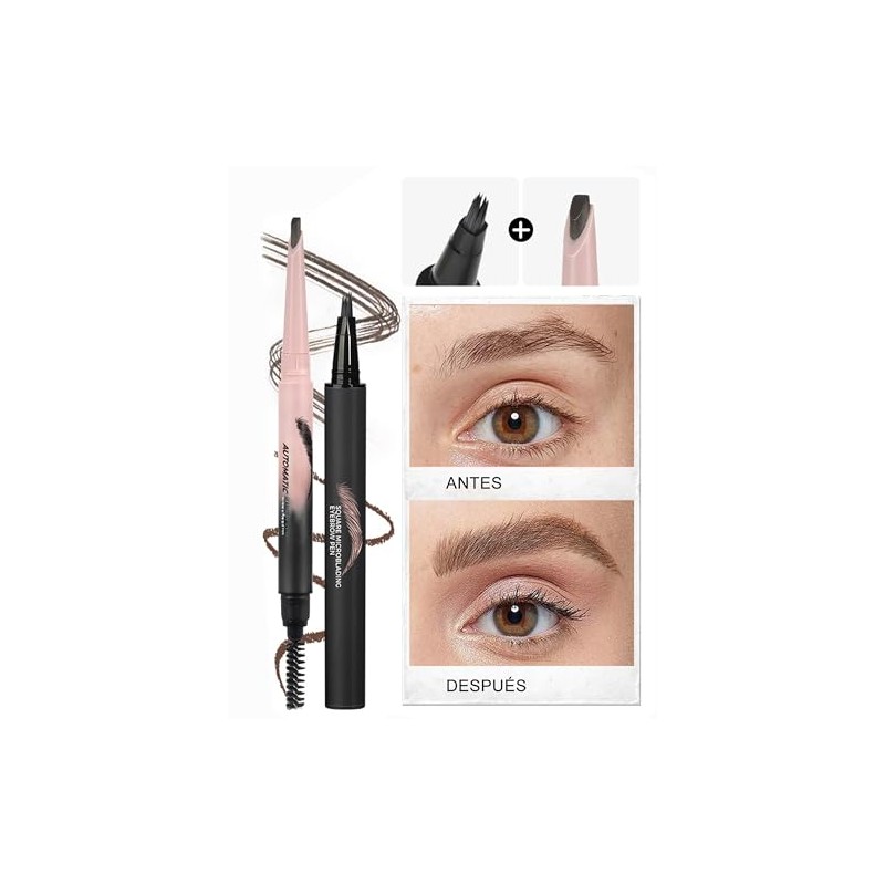 Erinde Kit de Lápices de Cejas, Resistente al Agua y